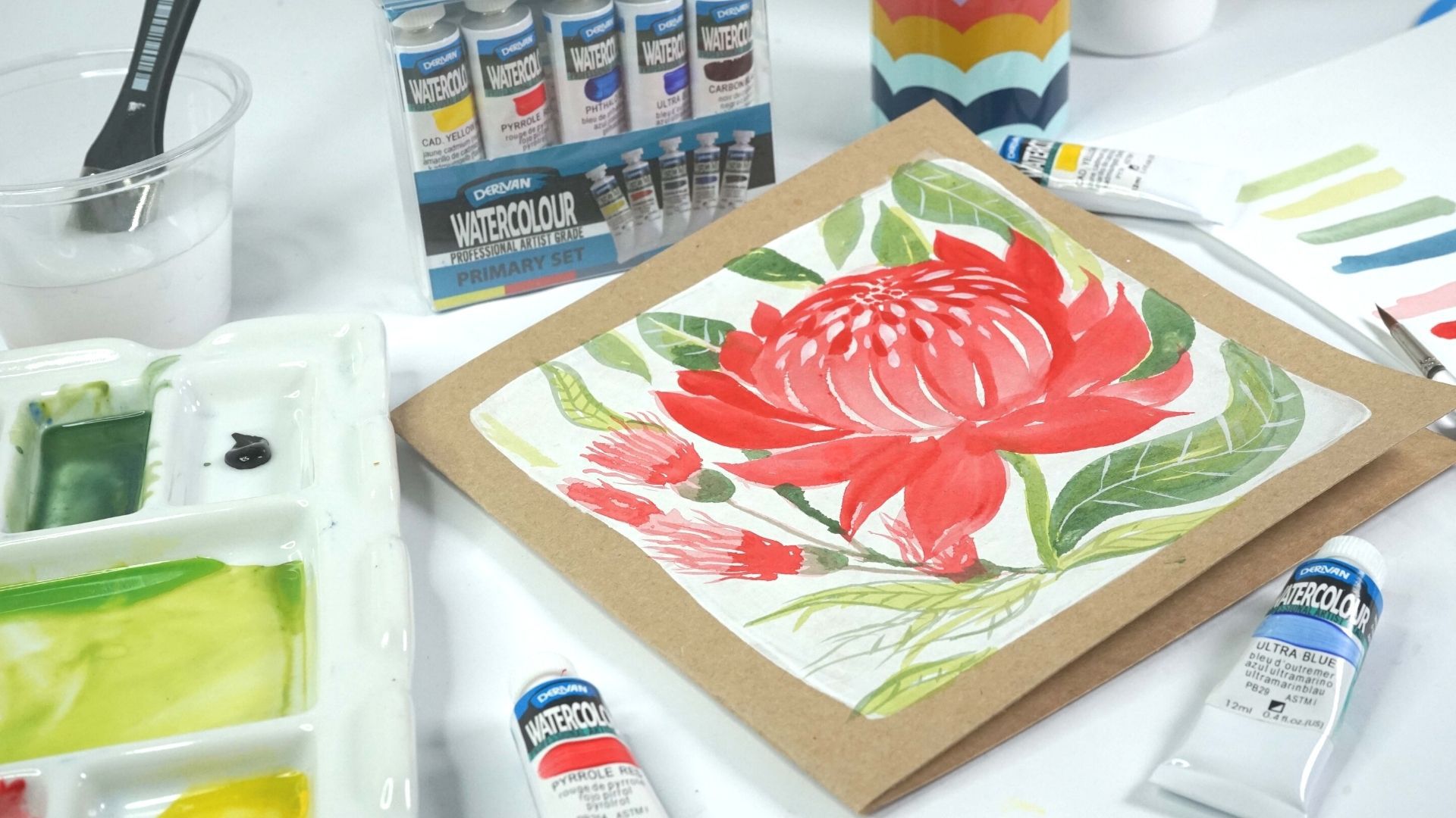 How to Paint Australian Natives in Watercolour